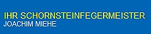 Schornsteinfegermeister Joachim Miehe